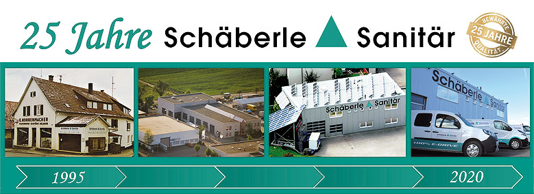 Logo: Schäberle Sanitär - Ihr Partner fürs neue Bad